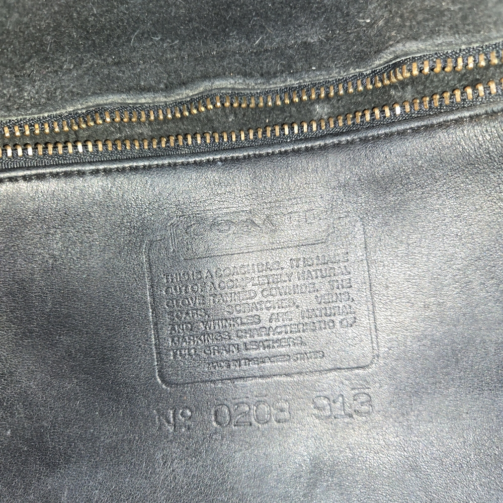 Sale Beautiful Vintage Coach City Bag. Gorgeous Thick Supple Leather. Authentic! - Picture 5 of 11